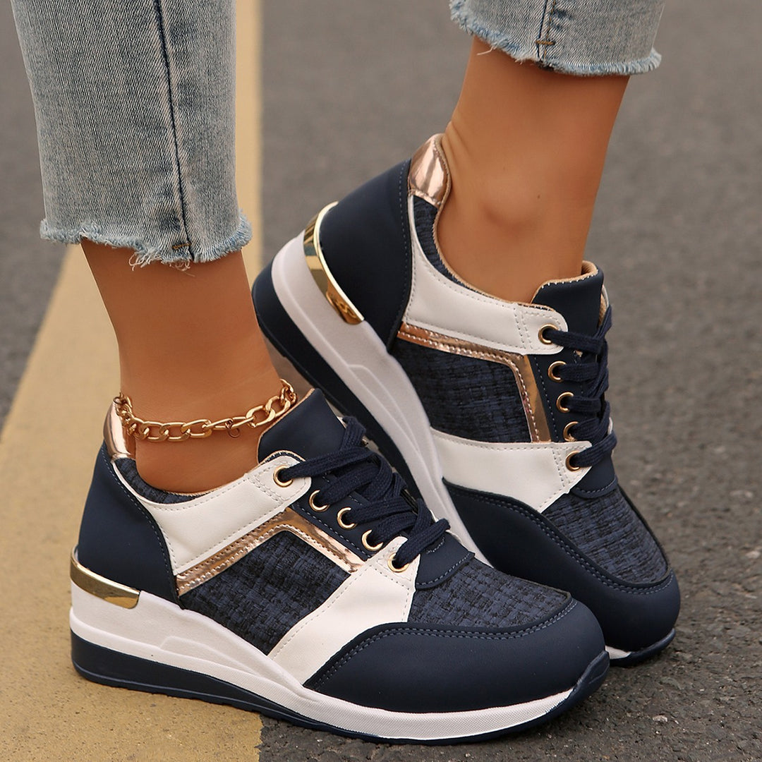 Damen Sportliche Sneakers mit atmungsaktiven Einsätzen und modischen Akzenten R&B
