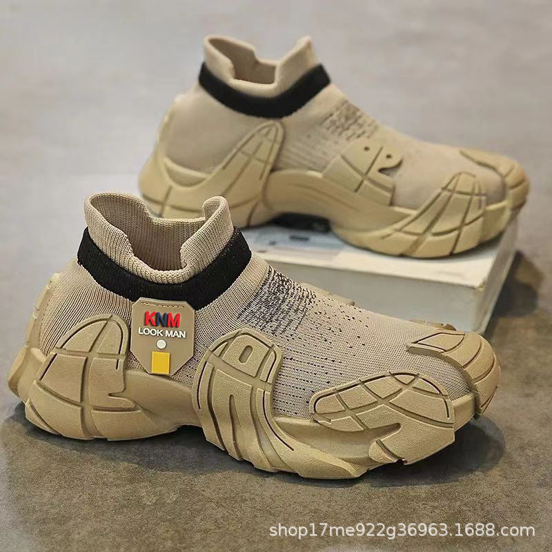 Damen Sportliche Sockensneaker mit flexiblem Strickobermaterial und rutschfester Sohle R&B
