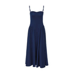 Damen Maxi-Kleid mit elegantem Bustier-Oberteil und fließendem Rock R&B