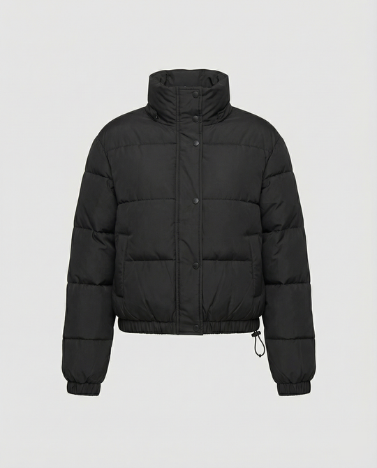 Übergangsjacke Damen sportlich elegant als cropped Steppjacke
