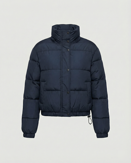 Übergangsjacke Damen sportlich elegant als cropped Steppjacke