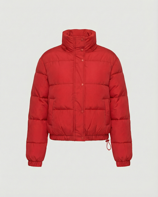 Übergangsjacke Damen sportlich elegant als cropped Steppjacke