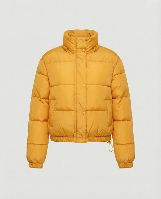 Übergangsjacke Damen sportlich elegant als cropped Steppjacke