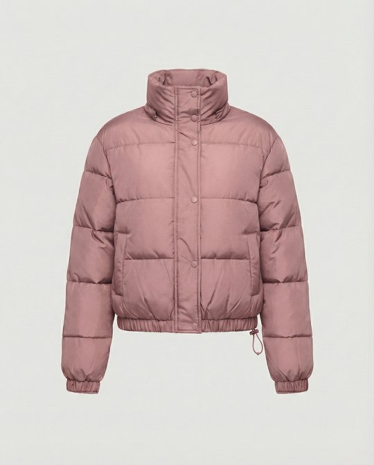 Übergangsjacke Damen sportlich elegant als cropped Steppjacke