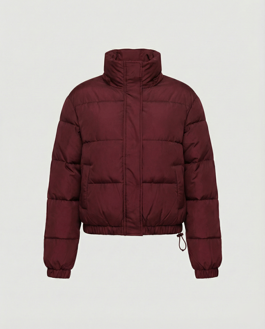 Übergangsjacke Damen sportlich elegant als cropped Steppjacke