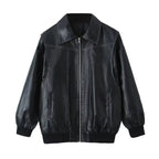 Damen modische jacke mit strukturiertem Kragen und praktischen Taschen R&B