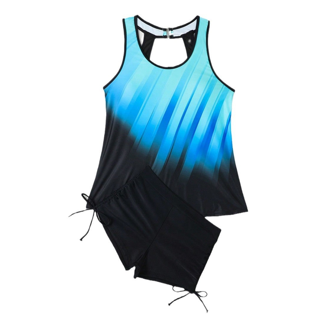 Damen Sportliches Tank-Top und Shorts Set R&B