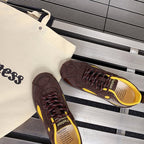 Damen sportliche Freizeit-Sneaker mit atmungsaktiver Obermaterialstruktur und gepolsterter Innensohle R&B