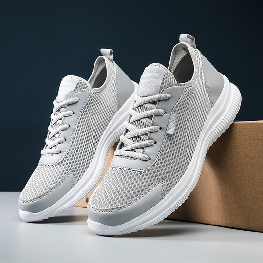 Damen Sportliche Sneakers mit atmungsaktiver Netzoberfläche und rutschfester Sohle R&B