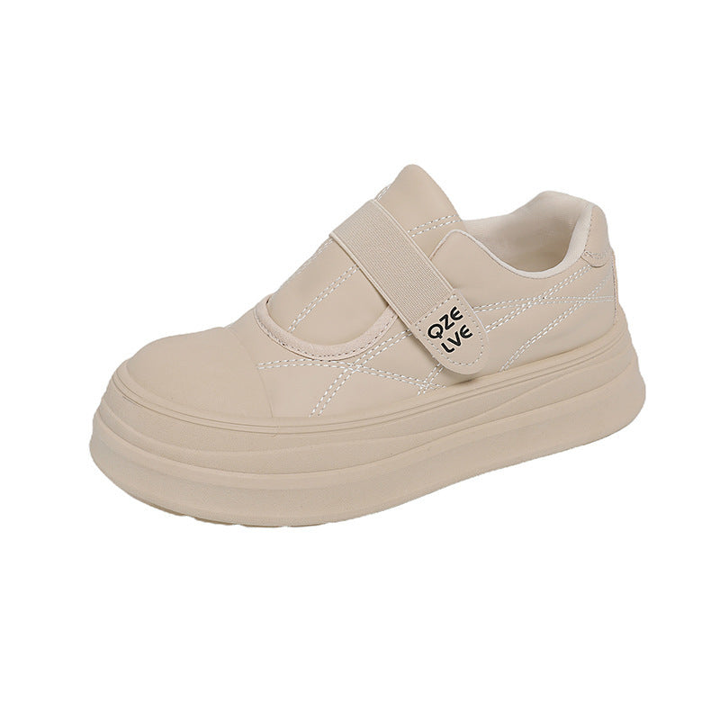 Damen modische Slip-On Sneakers mit praktischen Klettverschluss und dämpfender Laufsohle R&B
