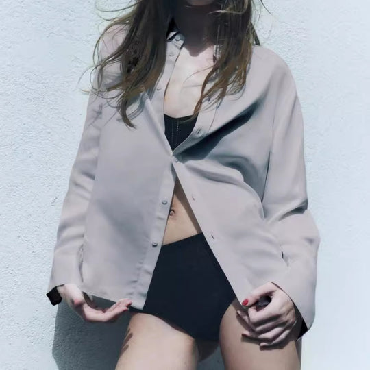 Damen Oversized Hemd R&B