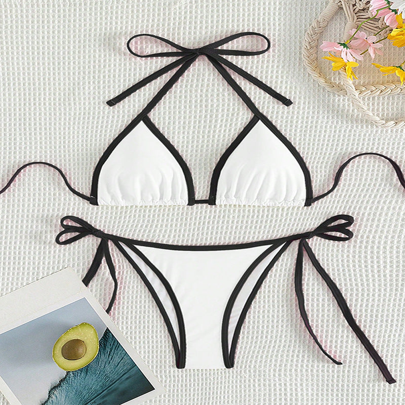 Damen Triangel-Bikini mit verstellbaren Bändern R&B