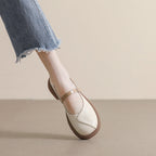Damen Mary-Jane Ballerinas mit praktischem Riemen und stabiler Sohle