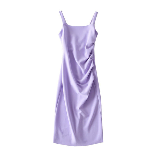 Damen figurbetontes Midi-Kleid mit elegantem Rüschendetail R&B