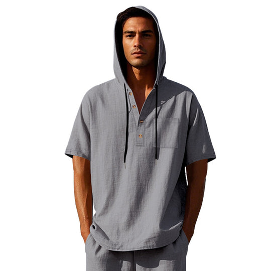 Herren lässiges Kapuzenshirt R&B