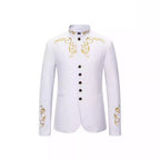 Herren Eleganter Blazer mit kunstvollen Stickereien
