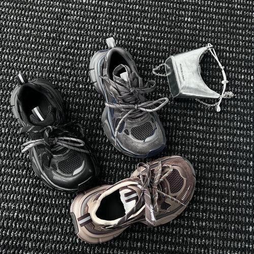Damen Sportliche Sneakers mit robustem Sohlenprofil und atmungsaktivem Obermaterial R&B
