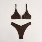 Damen Triangel-Bikini mit elegantem Ring-Detail R&B