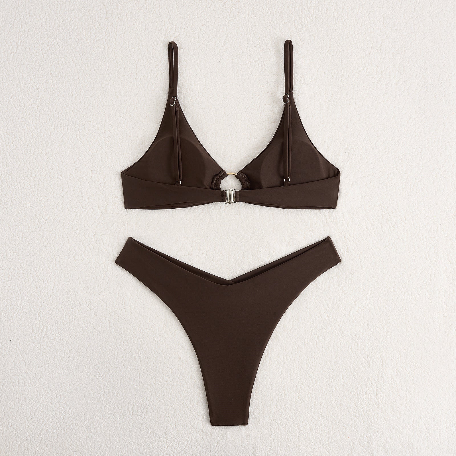 Damen Triangel-Bikini mit elegantem Ring-Detail R&B