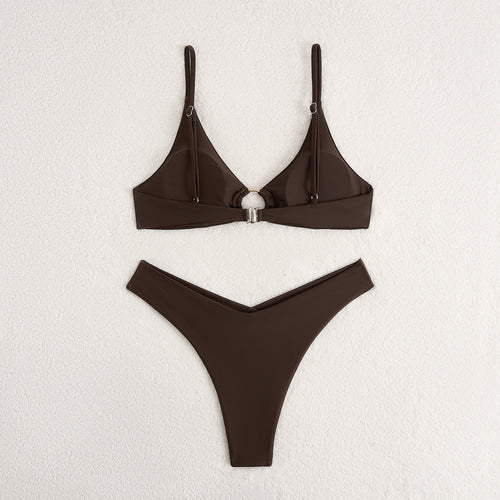 Damen Triangel-Bikini mit elegantem Ring-Detail R&B