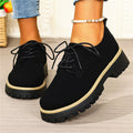 Damen Schnürschuhe mit robustem Profil und modernem Look
