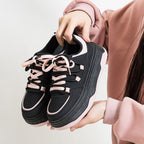 Damen Sportliche Chunky Sneaker mit gepolsterter Sohle R&B