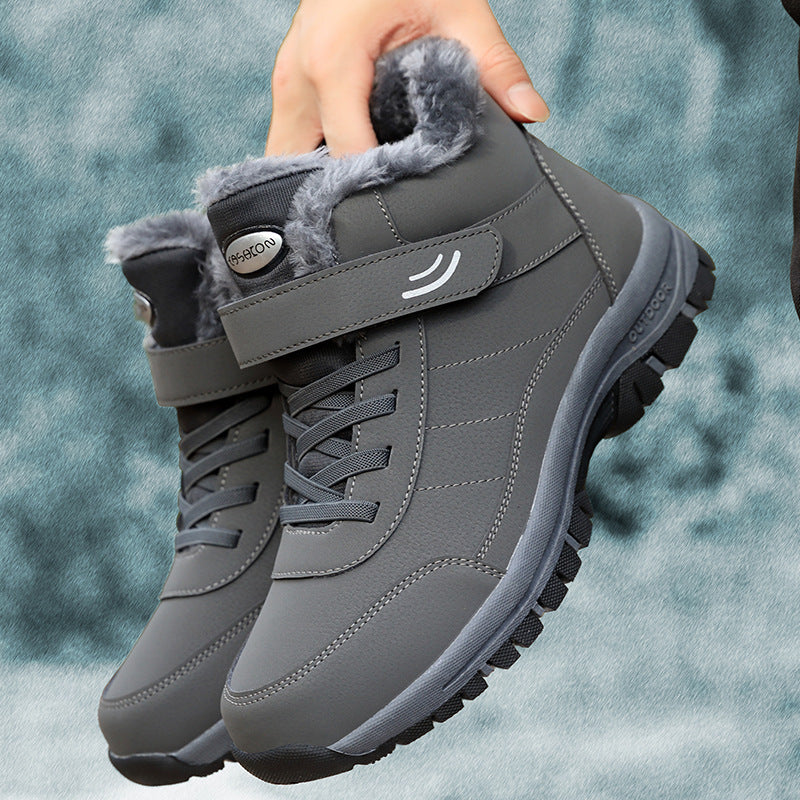 Damen warme Winterstiefel mit dämpfendem Innenfutter und rutschfester Sohle R&B
