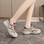 Damen Komfortable Freizeitsneaker mit atmungsaktiver Netzstruktur und sportlichem Design R&B