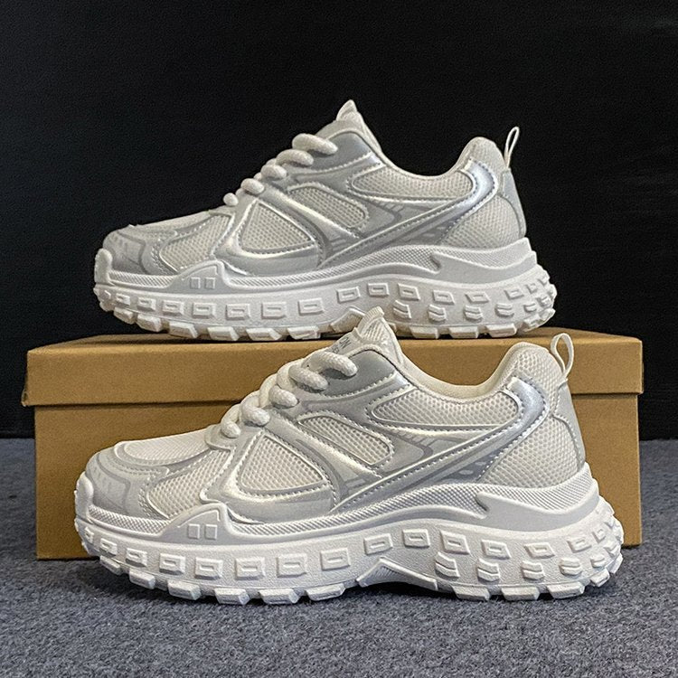 Damen Sportliche Sneakers mit atmungsaktiver Mesh-Oberfläche und rutschfester Sohle R&B
