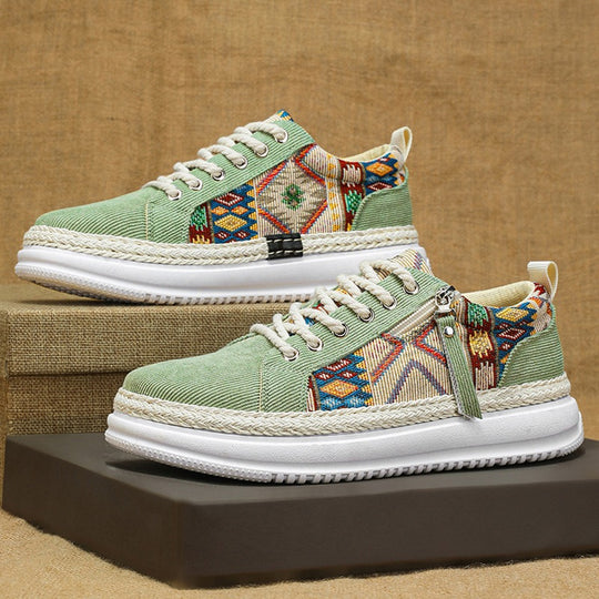 Damen Urbaner Freizeitsneaker mit kunstvollen Mustern und dämpfender Sohle R&B
