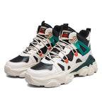 Damen Modische Sport Sneaker mit hohem Schaft und rutschfester Sohle