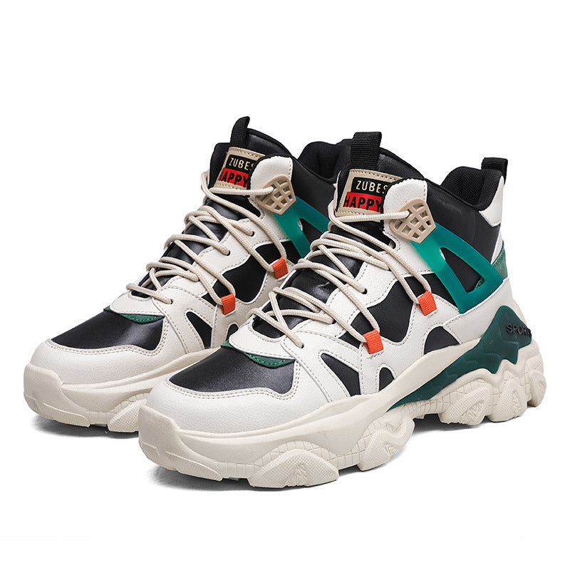 Damen Modische Sport Sneaker mit hohem Schaft und rutschfester Sohle