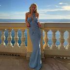 Damen Häkelkleid mit floralem Design R&B