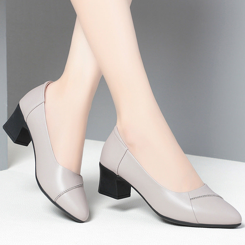 Damen Bequeme Pumps mit elegantem Blockabsatz und klassischem Design R&B