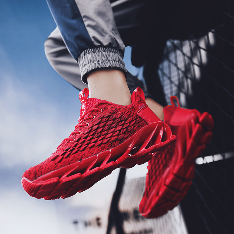 Damen Sportliche Lauf-Sneakers mit atmungsaktiver Struktur und dämpfender Sohle R&B
