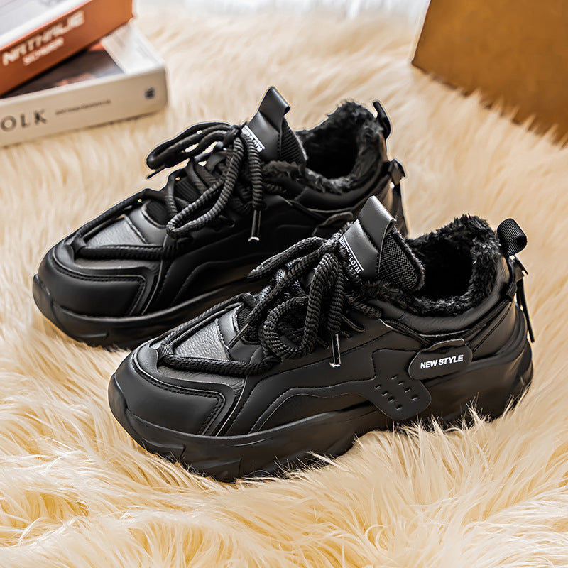Damen Sportliche Warmfutter Sneakers mit rutschfester Sohle R&B