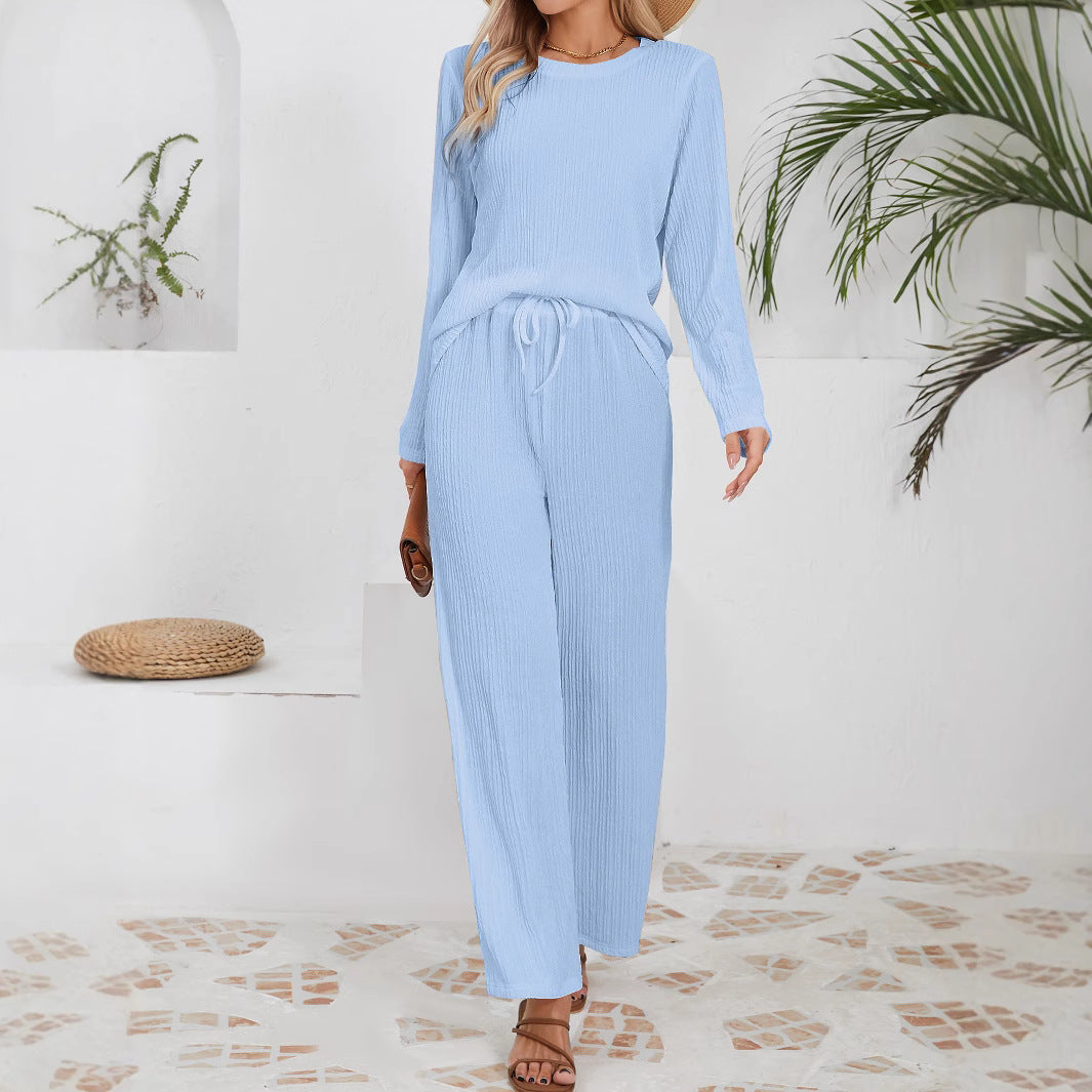 Damen Elegantes und bequemes Set aus gefeuchtetem Material R&B