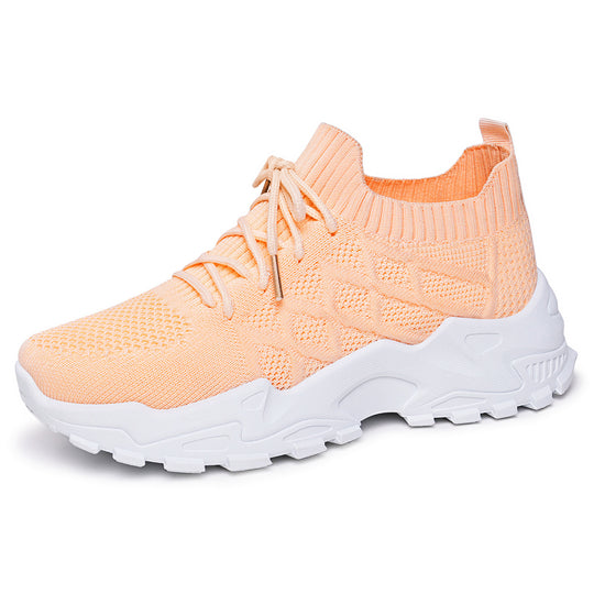 Damen Sportliche und atmungsaktive Laufschuhe mit elastischem Schaft R&B