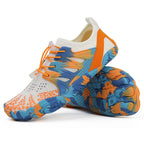 Damen Flexible Wassersport-Schuhe mit atmungsaktiver Mesh-Oberfläche und rutschfester Sohle R&B