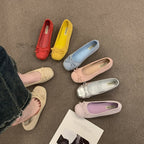 Damen Ballerinas mit dekorativem Schleifendetail und hochwertiger Fleeceaussensohle R&B