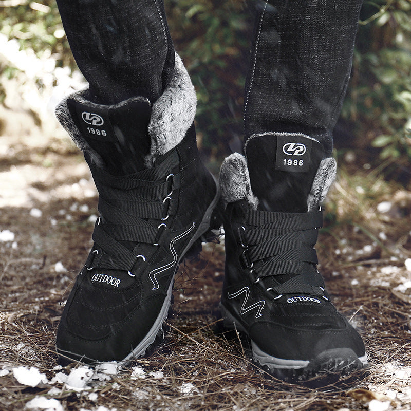 Damen Outdoor-Winterstiefel mit rutschfester Sohle und isolierendem Innenfutter R&B