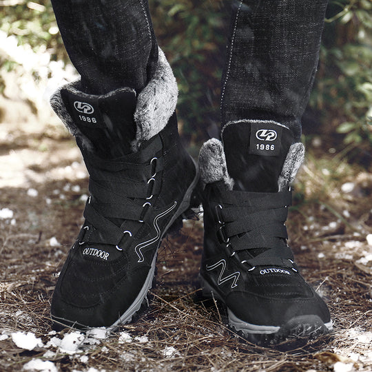 Damen Outdoor-Winterstiefel mit rutschfester Sohle und isolierendem Innenfutter R&B