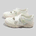 Damen Sportliche Sandalen mit floralen Akzenten