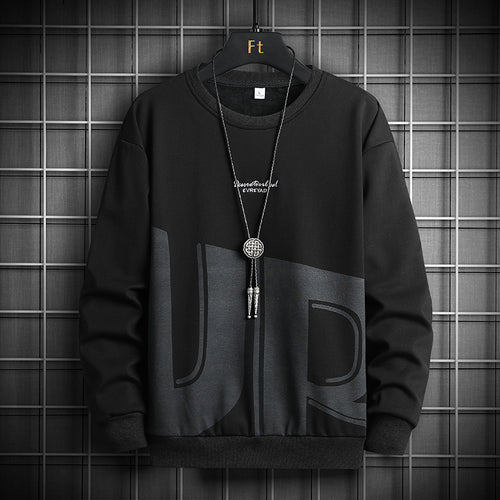 Herren lässiger Sweatshirt mit modischem Design R&B