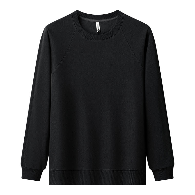 Damen lässiger Sweatshirt mit klassischem Rundhalsausschnitt und modernen Raglanärmeln R&B