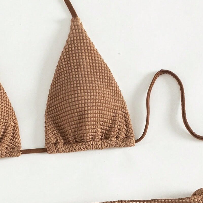Damen Triangel-Bikini mit Wickelrock R&B