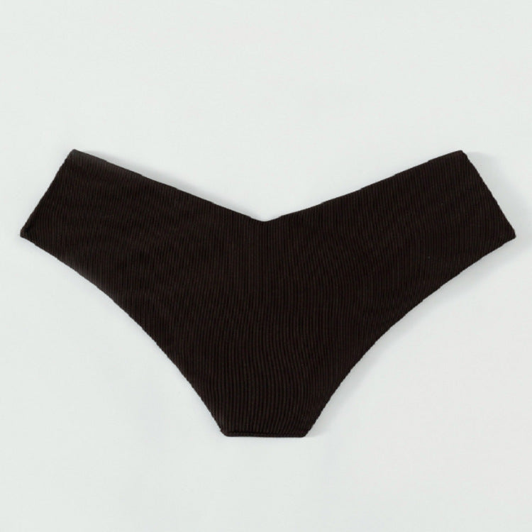 Damen Hochgeschnittene Bikinihose mit V-Ausschnitt