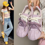 Damen Sportliche Sneakers mit strukturiertem Obermaterial und rutschfester Sohle R&B