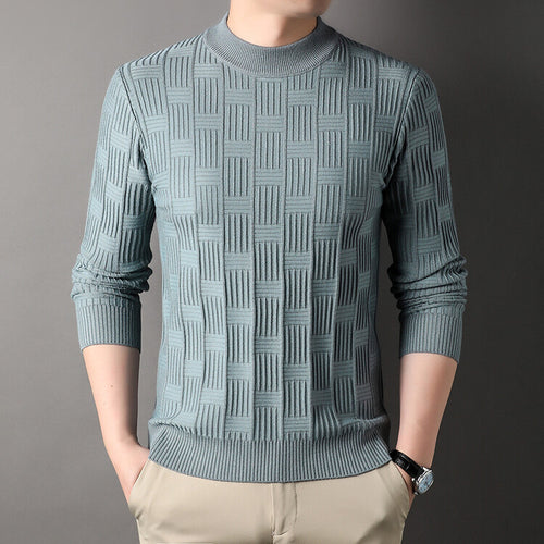 Herren Feinstrickpullover mit modernem Strukturdesign R&B