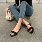 Damen Elegante und bequeme Sandalen mit dekorativem Schleifenakzent R&B